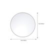 Frcolor 10x Makeup Magnifying Glass with Suction Cup for Bathroom Bathroom Bathroom 1 Piece