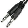 Lead, 6.35MM S Jack Plug-Plug 0.5M, Audio & Video Cable Assemblies Qty X 1