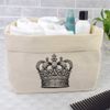 Large 'Royal Crown' Canvas Organiser/Storage Bag (OR00032076)