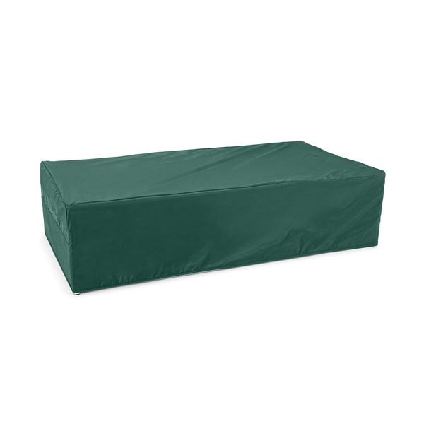 Covermates Rectangular Accent Table Cover - Patio Outdoor Furniture Cover, Water Resistant Outdoor Ottoman/Side Table Cover, Classic 12-Guage Vinyl, 40W x 28D x 22H, Green