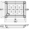HELLA 2JA 012 557-011 Interior Light - LED - 12/24V - LED - mounting