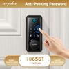 ARPHA Keyless Entry Smart Door Lock+Handle Fingerprint Deadbolt App Auto Lock