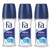 Fa Deodorant 1.7 oz. Roll-On Aqua (3-Pack)