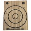 Wooden Axe Throwing Target with Bottle Opener