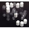 10 pack New 4 Oz Empty  Plastic CLEAR PET Bottles with Dispensing cap