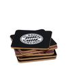 FC Bayern München Cork Coasters, Beer Mats, Set of 6, Black, Football