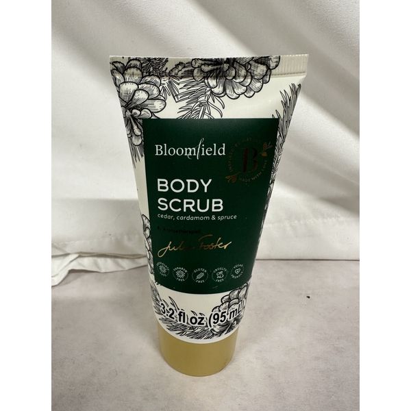 Bloomfield Body Scrub with cedar, cardamom & spruce ~ 3.2 oz. ~ New