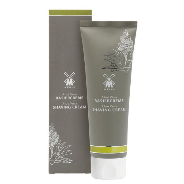 Muhle Shaving Cream (Tube) Aloe Vera 75ml (Shaving cream Razor Double-edged razor)