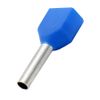 KafTon Twin Cord End Terminals (2.5mm² - Blue)