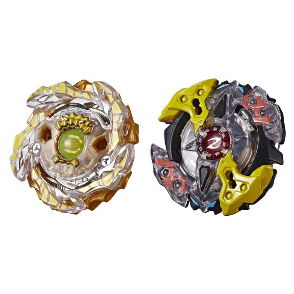 Beyblade Burst Turbo Slingshock Dual Pack Galaxy Zeutron Z4, Gold-X Betromoth B4