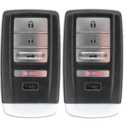 Replcament Smart Key Fob for 2019-2021 Acura ILX FCC KR5V2X or KR5V21 Part Number 72147-TZ3-A32 72147TZ3A32 72147-TZ3-A31 72147TZ3A31 Pack of 2