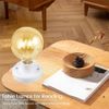 25ft Light Bulb Base with Cord E26/E27 Light Socket with On/Off Switch, 110V-250V Lamp Base for Light Socket with Cord, Light Bulb Socket with Plug-in Lamp Holder Base for ﻿Desktop,Include Screw