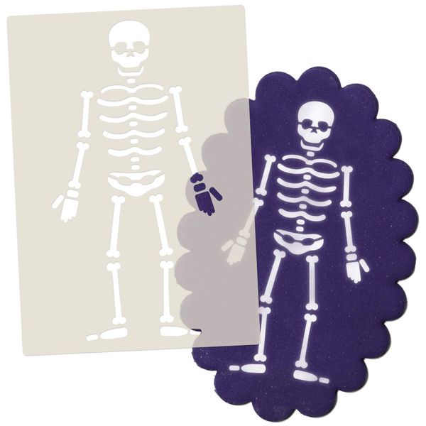 Skeleton - Halloween Cake Decorating & Craft Stencil