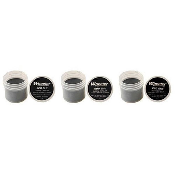 Wheeler Bore Lapping Compound with Three Abrasive Pastes for Bore Lapping, Firearms, and Gunsmithing