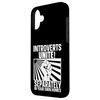 Introverts Unite Case for iPhone 16 Plus