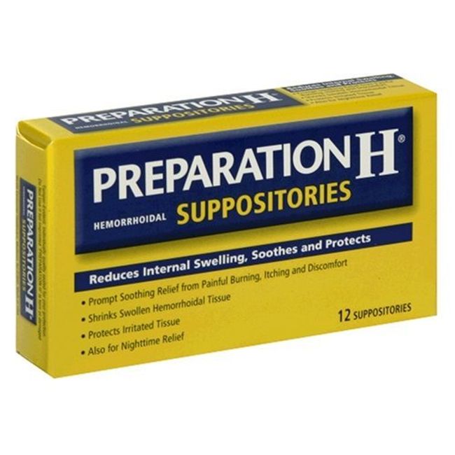 Preparation H Suppositories 12