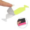 sourcing map 20pcs Vinyl Squeegee Fabric 5 Inch Pre-Cut Self-Adhesive Microfiber Replacement Felt for Squeegee Application Tool, Green