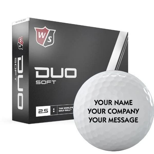 Wilson Staff 2023 Duo Soft Personalized Golf Balls