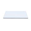 Spancraft 16" x 32" Rectangle Tempered Glass Table Top 3/8" Thick Flat Polish Edge and Touch Corners