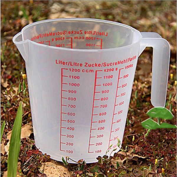 Clear  Measuring Cup For Kitchen Cooking Baking Coffee Pet Food Grain