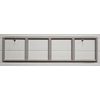 IDEAL Garage Doors MADISON 611 SANDTONE Replacement Window Inserts/LONG Panel