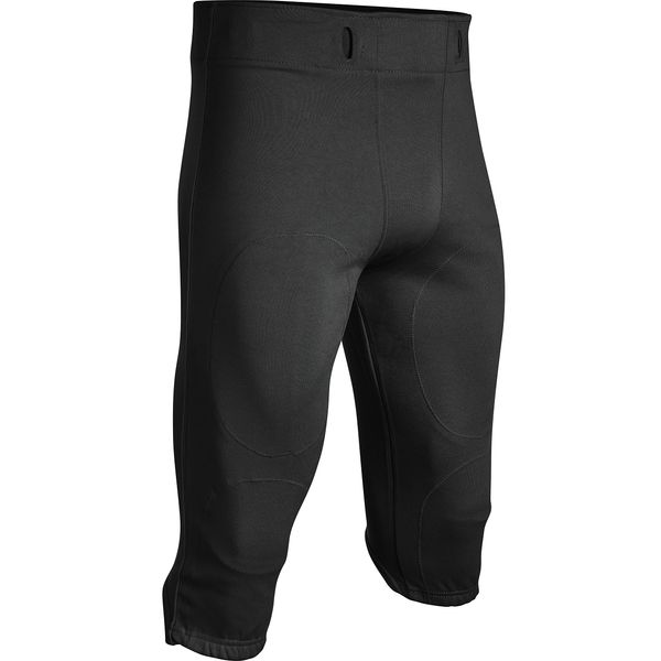 CHAMPRO mens Touchback Football Pant, Black, Large