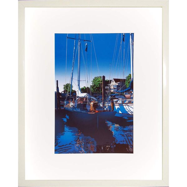 Hideto Suzuki Boarding Gate to the Sea Art Print Framed 20.9 x 16.9 inches (53 x 43 cm)