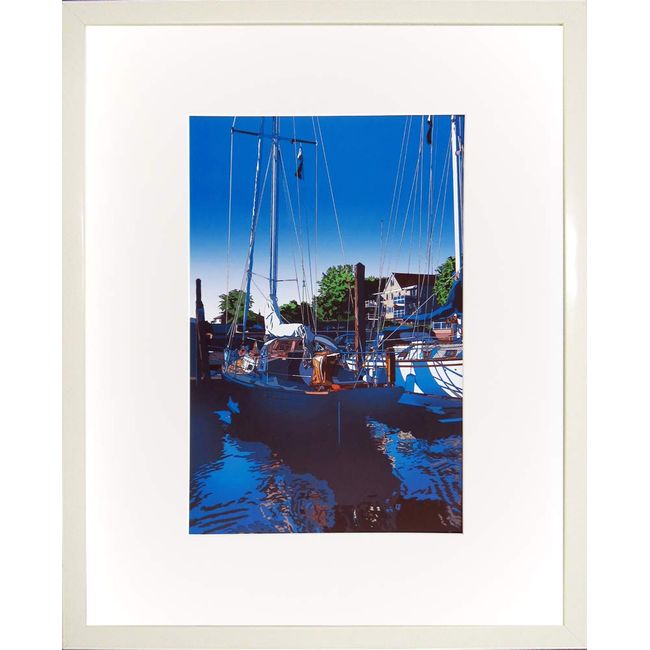 Hideto Suzuki Boarding Gate to the Sea Art Print Framed 20.9 x 16.9 inches (53 x 43 cm)