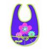 Crocodile Creek Bib Three Flowers