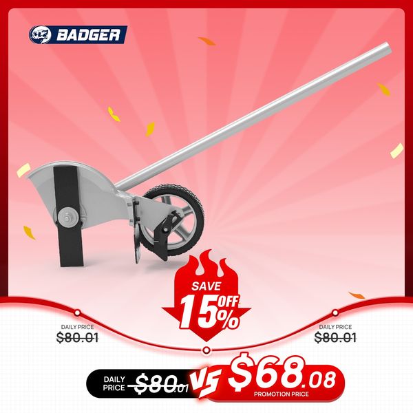 BADGER Edger  Attachment  lawn tool 9" 2T Lawn Edger Universal 2.2" Depth