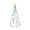 Light-Up, Multi-Colored Twinkle Christmas Tree, 100 Lights, 7 Feet Tall
