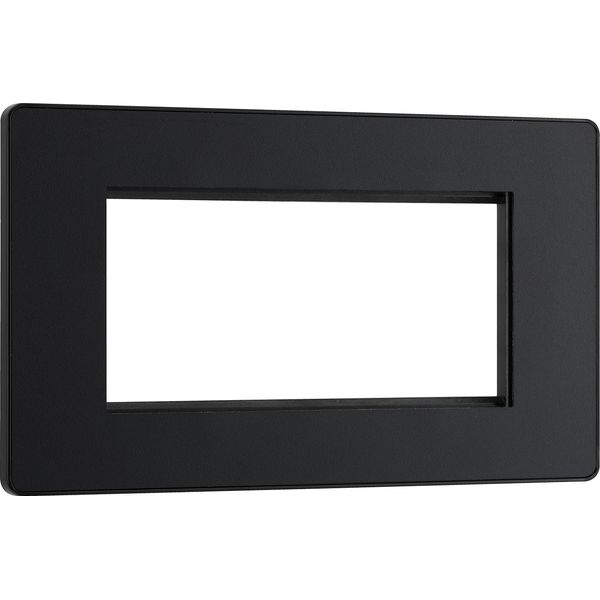 BG Electrical Evolve Single Touch Dimmer Switch, 2-Way Secondary, 200W, Matt Black