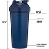 [4 Pack 28 Oz Shaker Bottle | Protein Shaker Bottle 4-Pack with Mixing Agitators