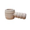 COLLECTOR Wooden Nutcracker Barrel Beech Wood