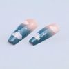 24PCS False Nails Long Ballerina Press on Nails with Adhesive Nail Tabs Full Cover Artificial Nails Tips Fake Nails Art Manicure Decoration for Women Girls