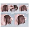 Bestechno Bangs Wig, Natural, Bangs Extension, Bangs Wig, Ultra Thin, Bangs Wig, With Wig, Includes 10 American Pins - blk