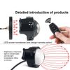2x LED Dynamic Pupil Devil Eyes Remote Control Projector Lens Headlight 33 Modes