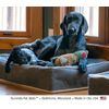 Kuranda Microsuede Slipcover - X-Large - 44" x 27" - Microsuede - Smoke