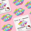 The Crème Shop x Hello Kitty Hydrogel Lip Patch | Strawberry Flavored, Collagen and 24k Gold, Remove Dead Skin, Moisturize lips, Pale Lip Treatment, Anti Aging - 3 Pack