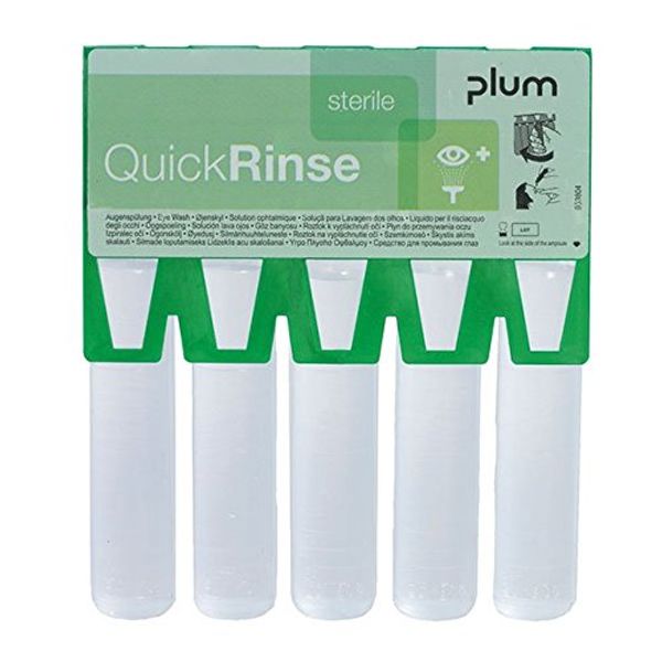 Plum 5160 Eye Wash Ampoules (Pack of 5)