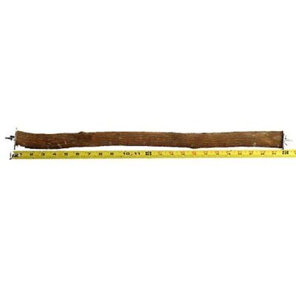 Polly's Full Length Hardwood Bird Perch, 24-Inch, (26 Including Hardware), Brown