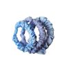 3 Pack 5.5cm Assorted style scrunchie elasticated bobble hair tie (Pink)