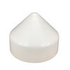 Pactrade Marine Boat Dock Post 7" White Piling Cone Cap Cover Plastic