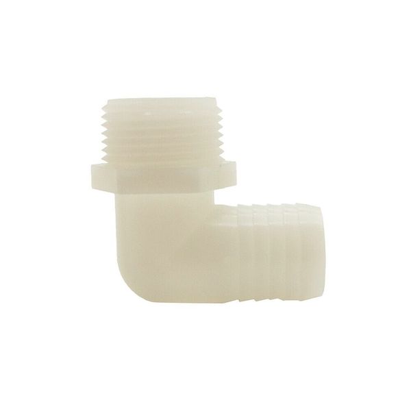 Thrifco 7029464 Nylon 5/8 Barb x 3/4 MIP Elbow