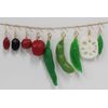 Food Sample Sushi Earrings, Vinyl Chloride, No Gemstone
