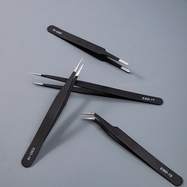 Stainless Steel Precision Tweezers High Quality Tweezers Electronic Repair  Tools