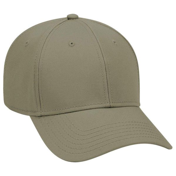 OTTO 6 Panel Low Profile Superior Cotton Twill Cap - Ol. Green