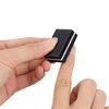 100 Pcs Mini Nail Buffer Blocks 180/100 Grit Sandwich Nail Buffer Washable for Nail Care(Black)