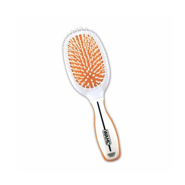 Wahl orange and white brush