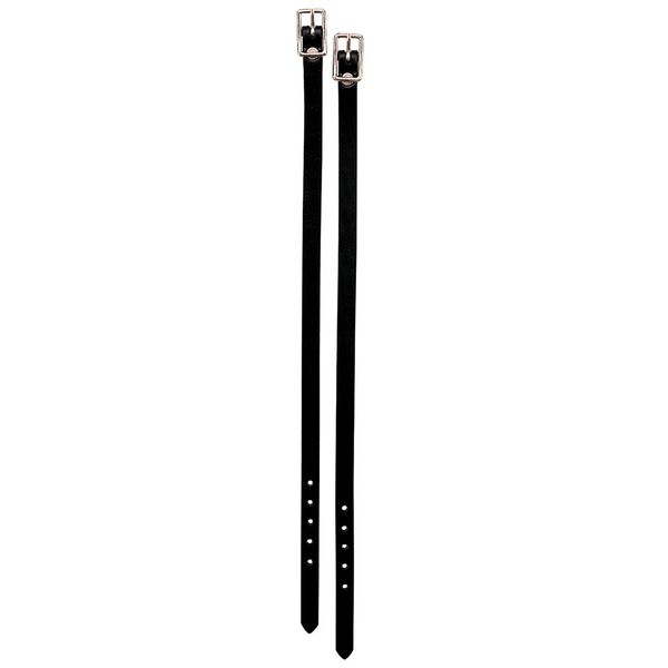 Weaver Leather English Spur Straps , Black , 1/2 x 16